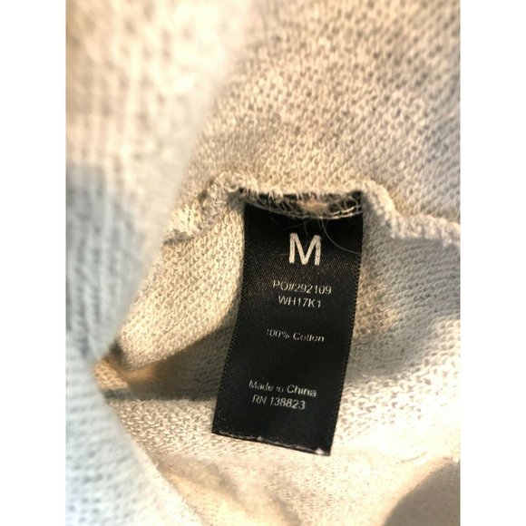 Shyanne Medium Country Pullover Sweatshirt Shirt cold shoulder Sequins Gray - Picture 8 of 11